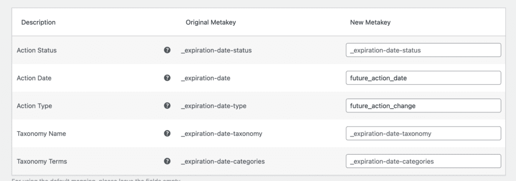 Future Action Date and Type